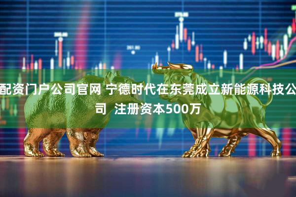配资门户公司官网 宁德时代在东莞成立新能源科技公司  注册资本500万